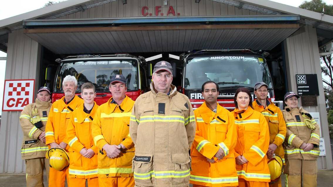 Population growth means an expanding Junortoun Fire Brigade is rapidly outgrowing its current facilities, but its members' resolve to protect their community is undiminished. Picture: GLENN DANIELS
