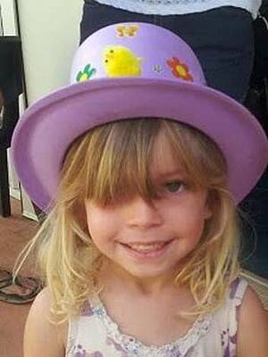 Chloe Campbell, 3, had been missing since Thursday morning. Photo: Supplied


