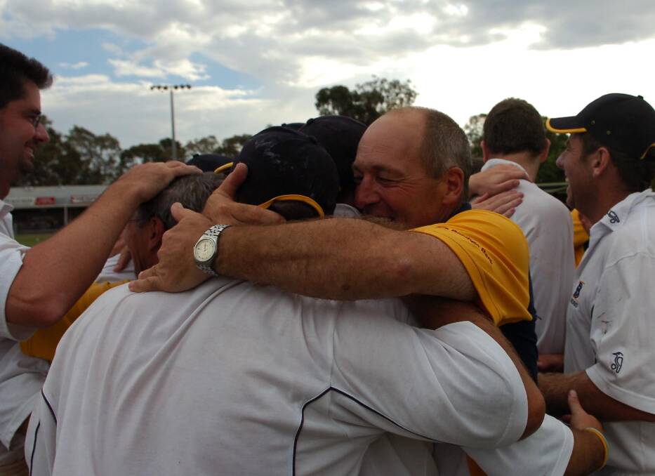 The emotion of Bendigo's drought-breaking Melbourne Country Week Provincial Group title in 2007.