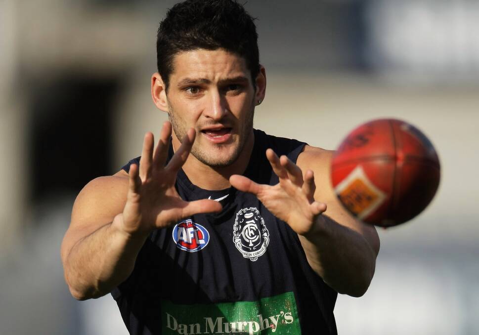 A ROO FOR A NIGHT: Brendan Fevola will play for Kangaroo Flat against Golden Square on Good Friday.