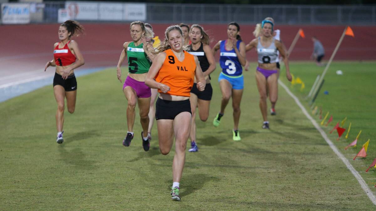 Ruby Klemm wins the 400m Black Pearl. Picture: PETER WEAVING