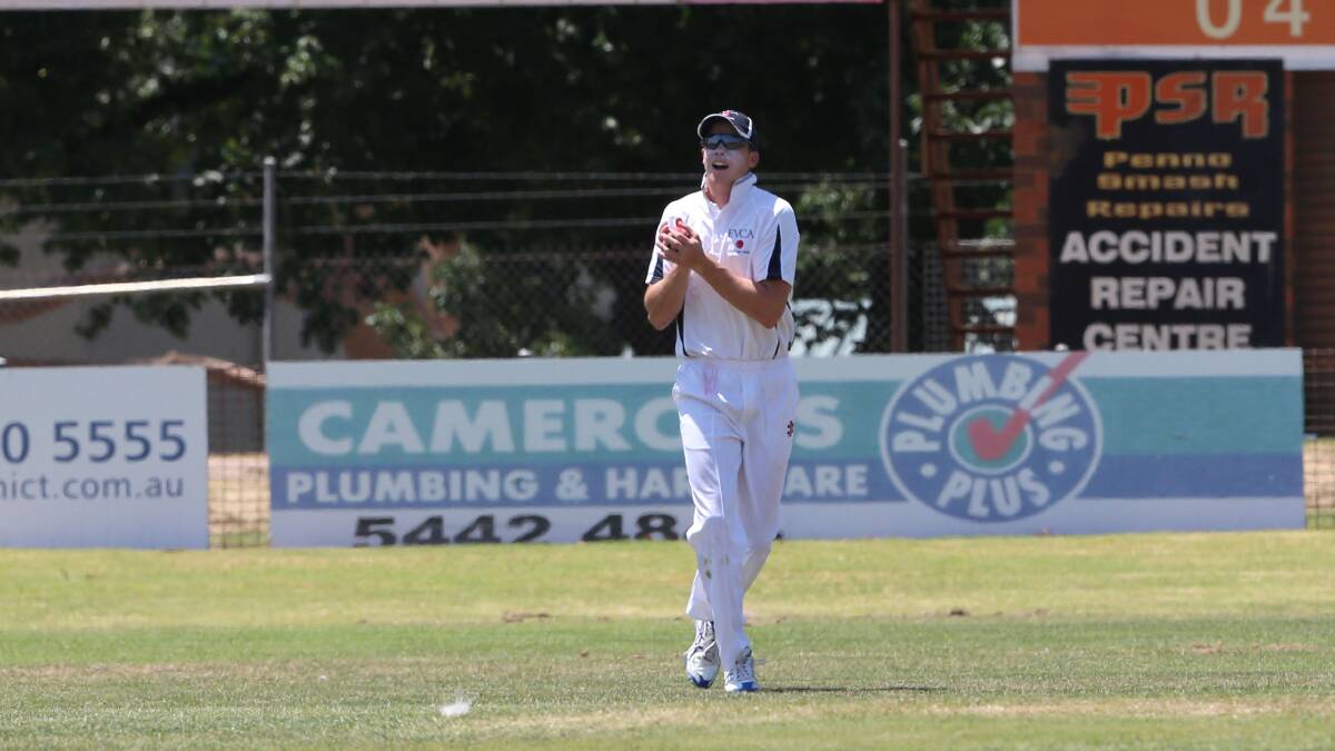 Emu Valley's Andrew Collins takes a catch