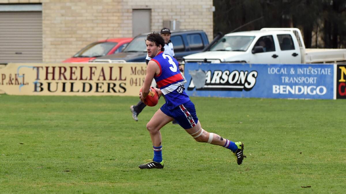IN THE CLEAR: North Bendigo's Tom Metherell on Saturday. Picture: LIZ FLEMING