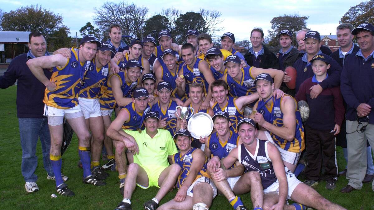 Bendigo's 2000 team that defeated Ballarat in the division two grand final under the former VCFL Country Championships system.