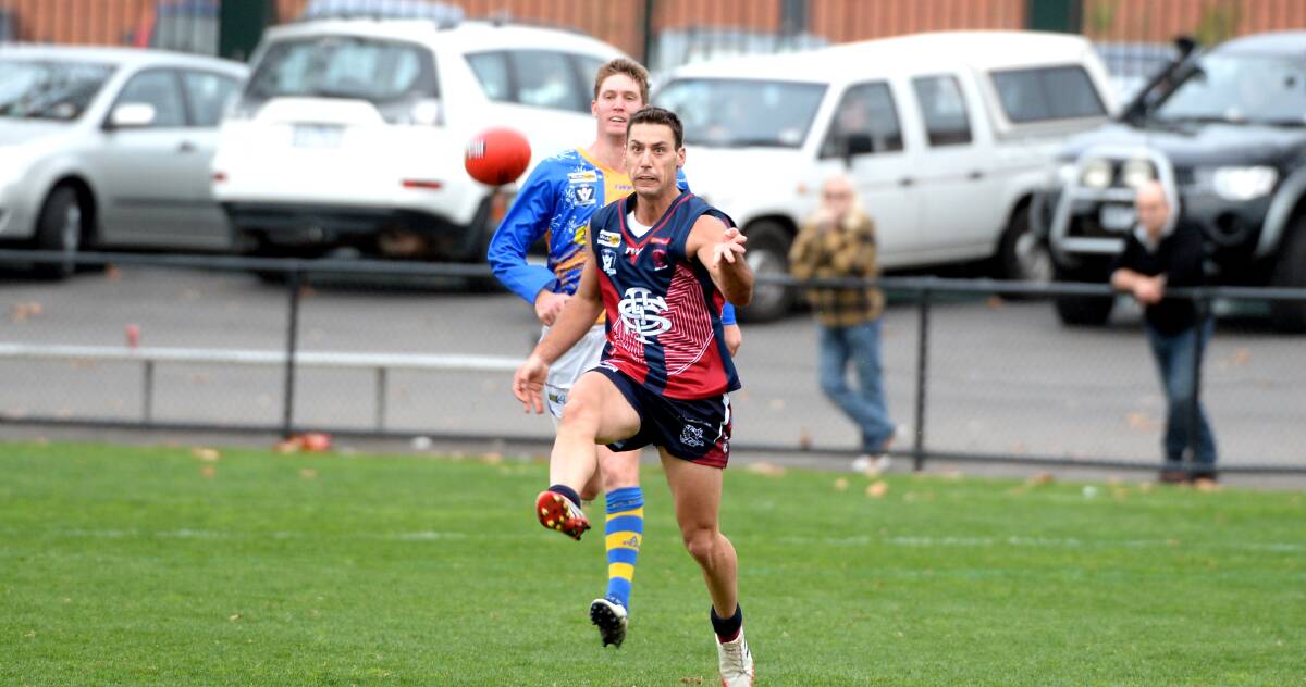 CONSISTENT DRAGON: Midfielder Brodie Montague played another solid game for Sandhurst against Golden Square on Saturday.