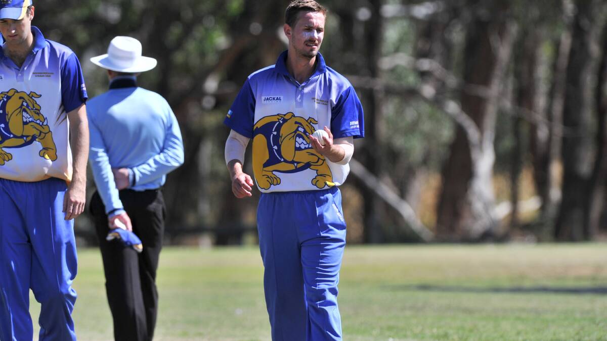 Golden Square's leading wicket-taker, Luke Baird