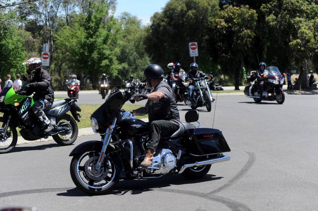 The Motorcycle Toy Run at Lake Weeroona.