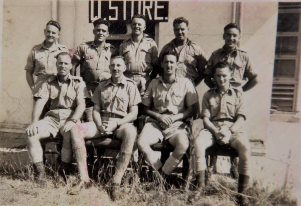 The Herb Dixon collection - HQ store personnel at Haifa, Palestine.