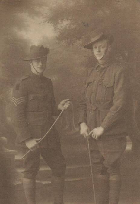 FAMILY: Cousins Harry and Bert Radnell. Picture: CONTRIBUTED
