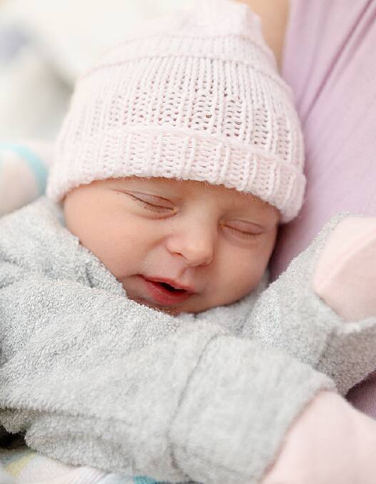 PIERCE/FLEMING: Tia Pierce and Blake Fleming, of Kangaroo Flat, are thrilled to introduce their baby girl, Caskade Delores Rose-Pierce to family and friends. Caskade was born on February 17 at Bendigo Health.