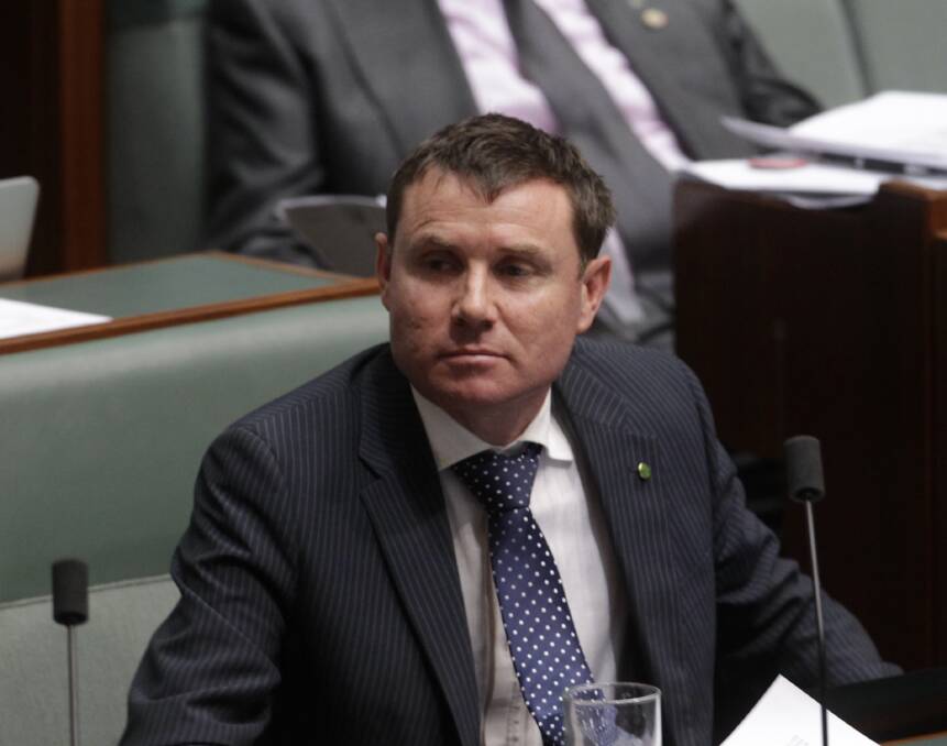 Member for Bowman Andrew Laming in Federal Parliament. Picture: THE AGE