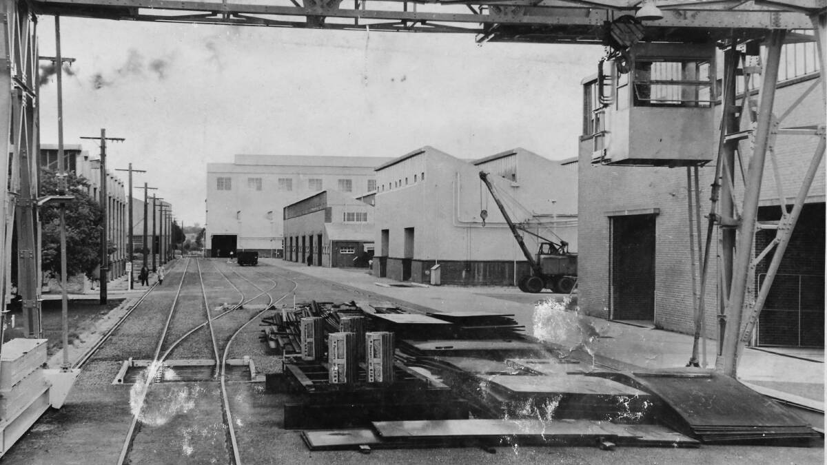 Rail tracks... Bendigo Ordnance Factory