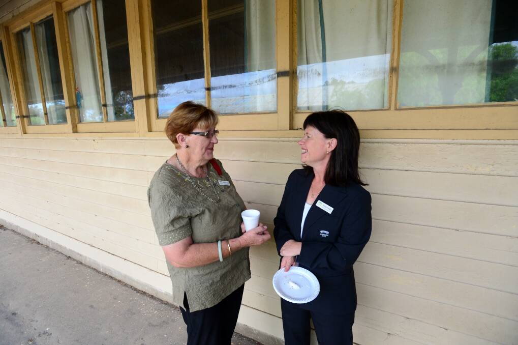 Cr Colleen Condliffe and Christine Coombes from the Loddon Shire Council.
