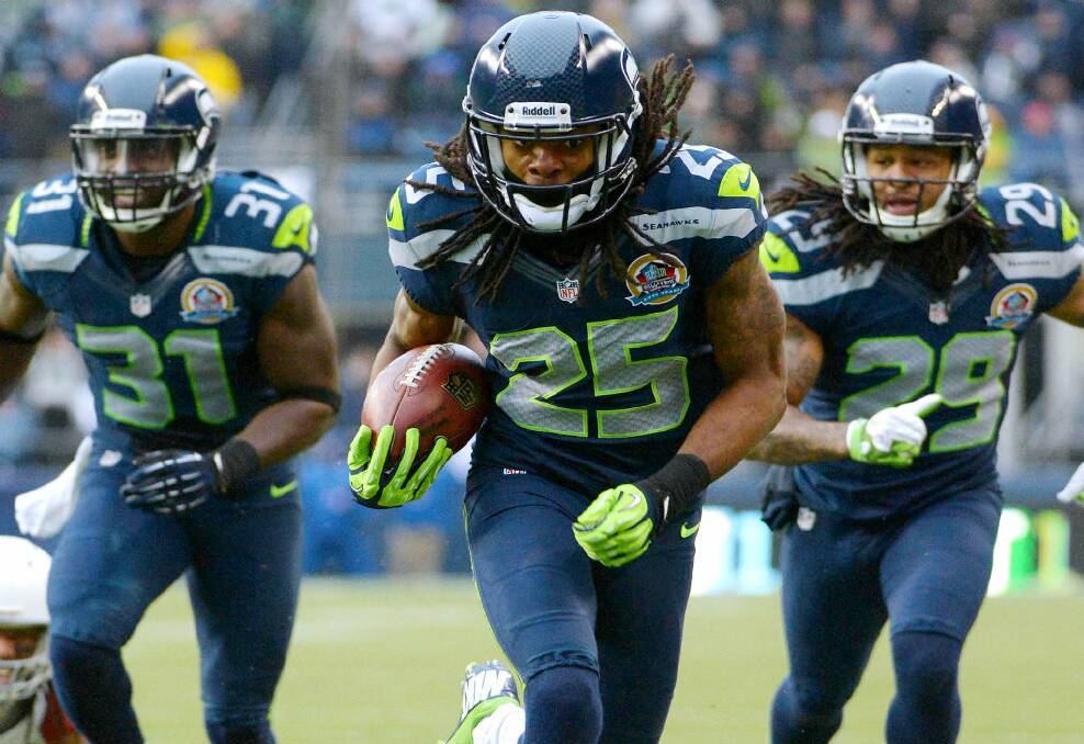 Richard Sherman will line up with the Seattle Seahawks. Picture: CONTRIBUTED