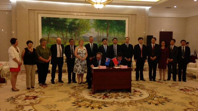 Bendigo mayor signs letter of intent with Haimen City in China