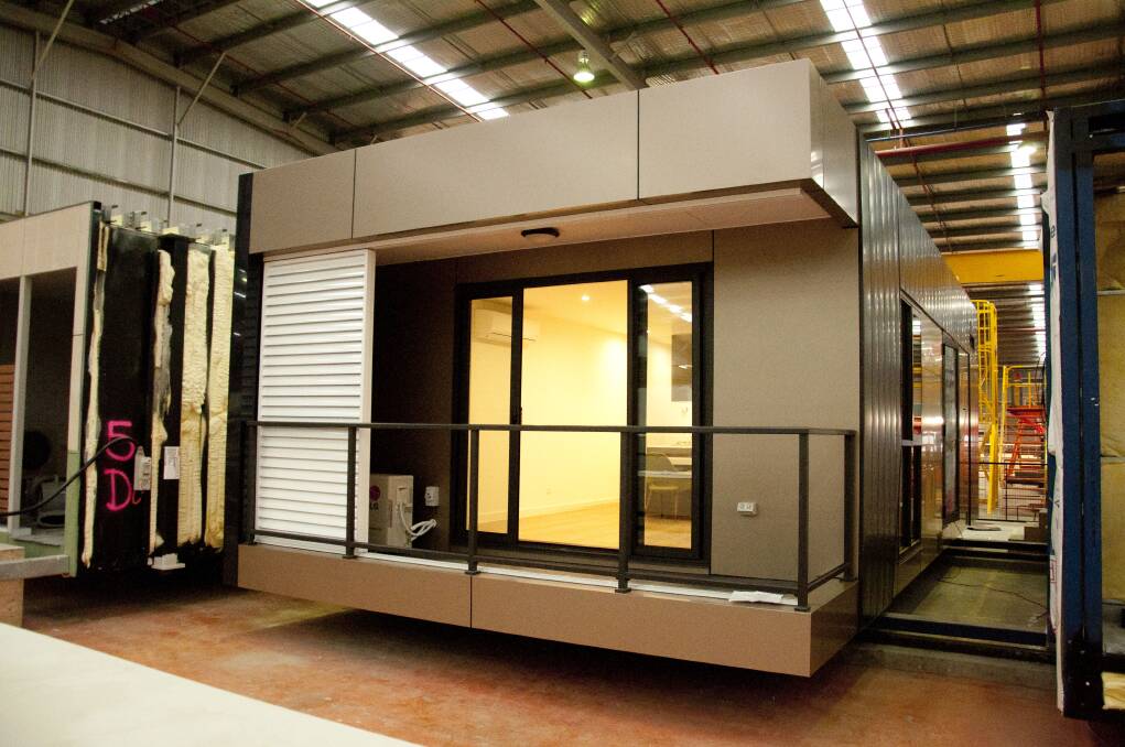 MODERN: A generic shot of a module built at Hickory Group's Melbourne factory.