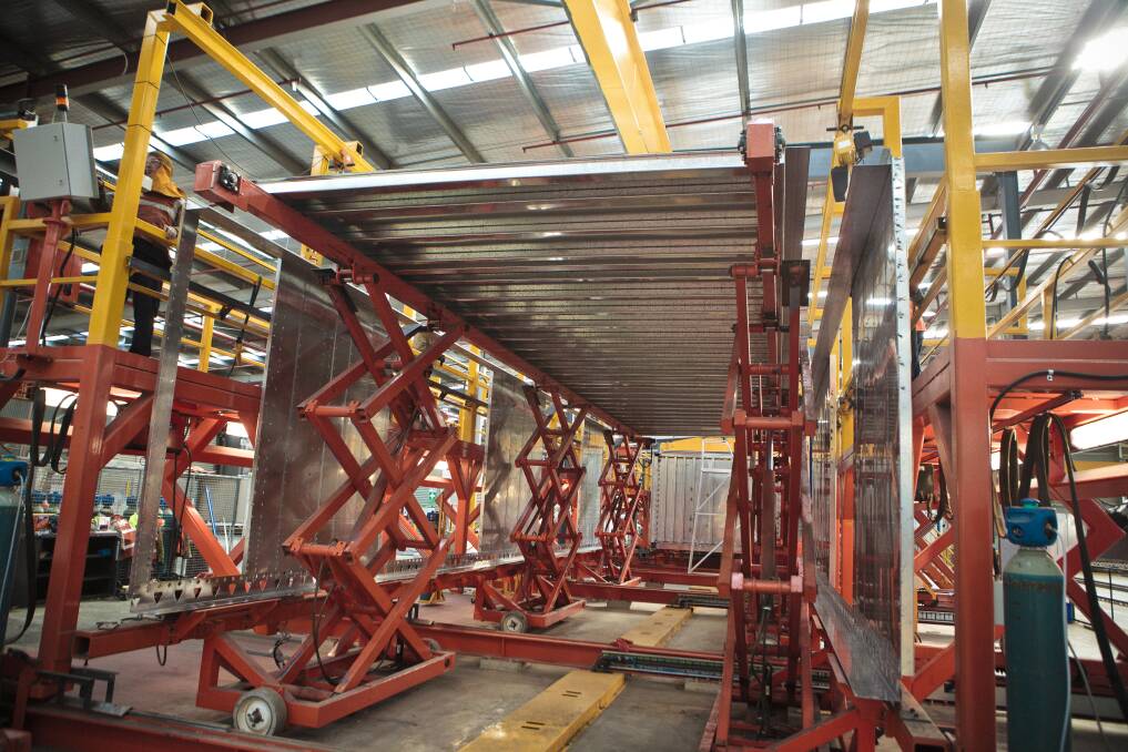 SHELL: A generic picture of a module being built at Hickory Group's Melbourne factory.