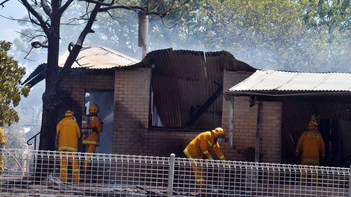 Fire destroys Glenhope family home