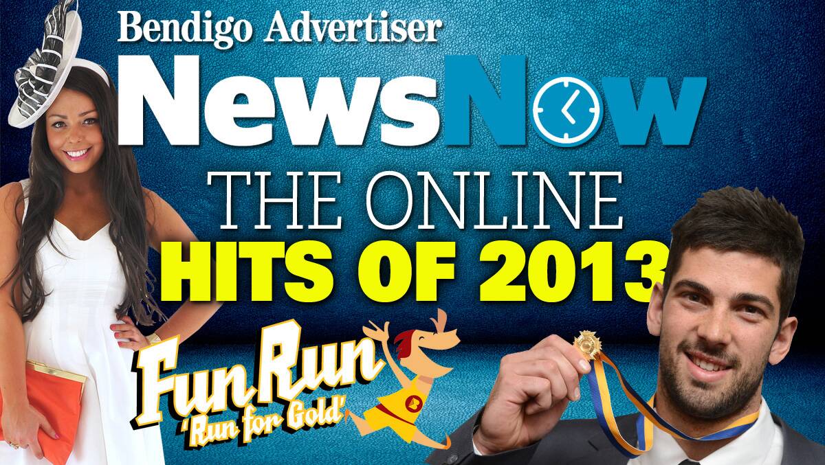 Top 10 'hits' on the Bendigo Advertiser website 2013
