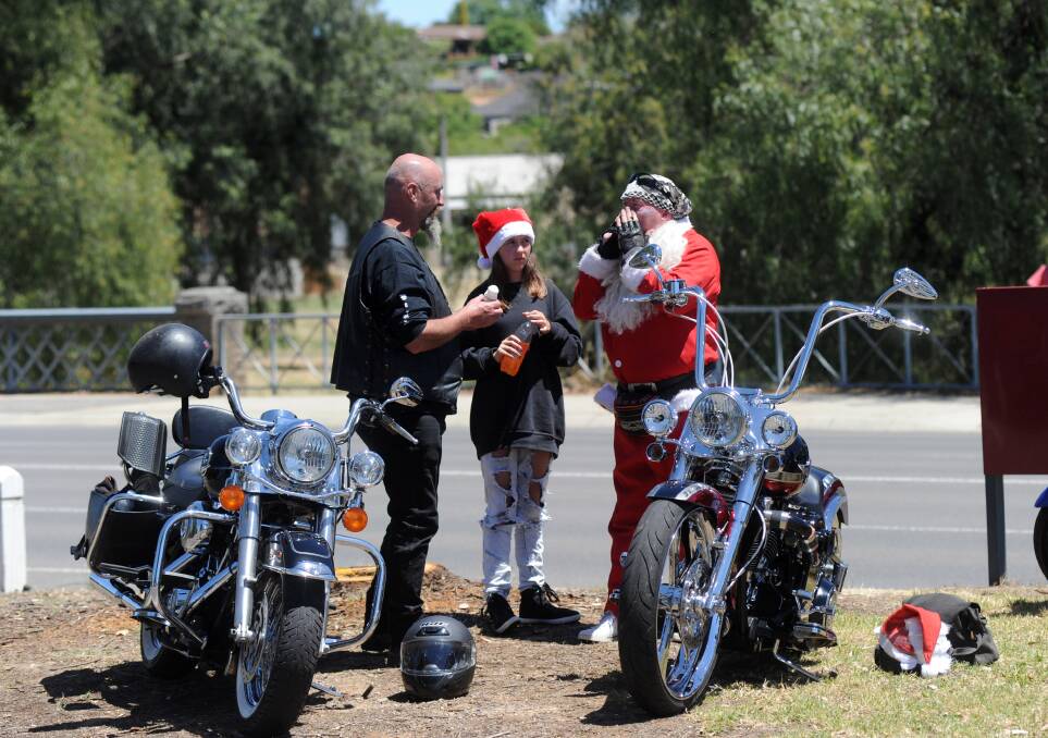 The Motorcycle Toy Run at Lake Weeroona.