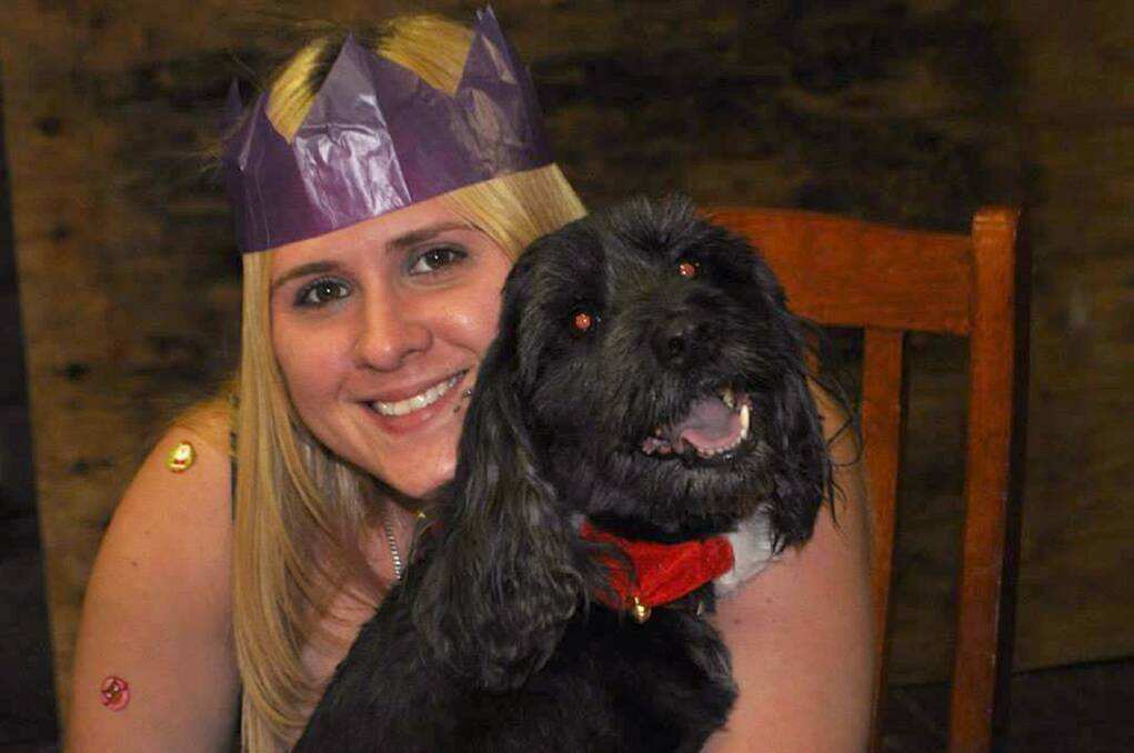 FRIENDS: Aimee Hojski and Hurley. Picture: CONTRIBUTED