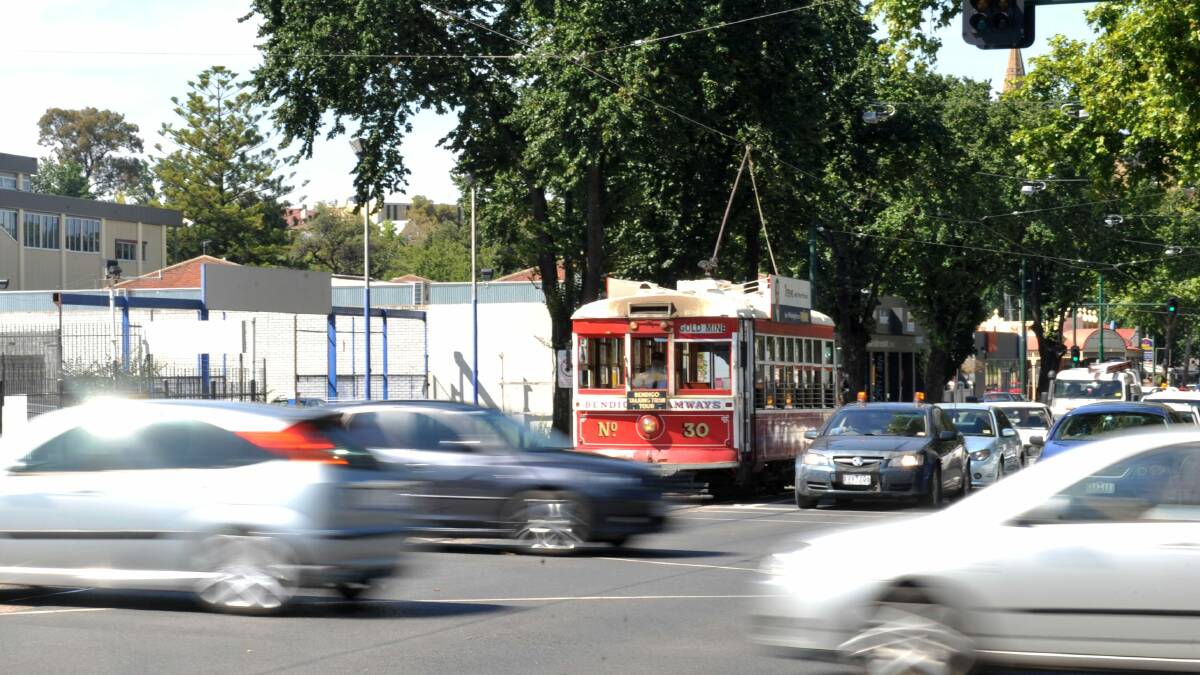 GETTING AROUND: An increase of cars is adding traffic woes to Bendigo's long-term transport strategy. Picture: MATT KIMPTON