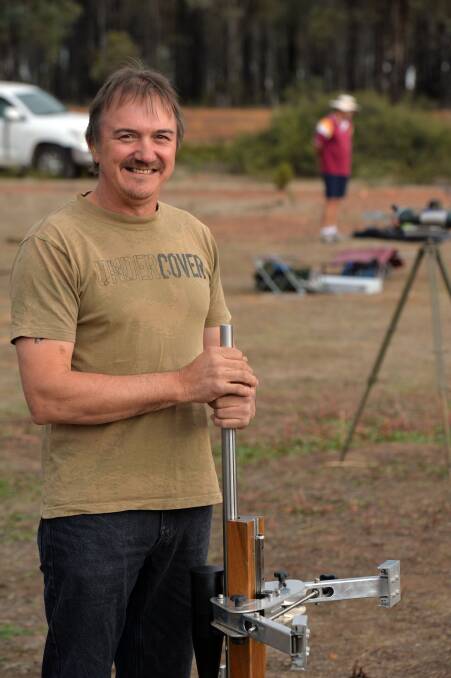Joe Melbourne from the Nagambie Rifle Club. Picture: BRENDAN McCARTHY