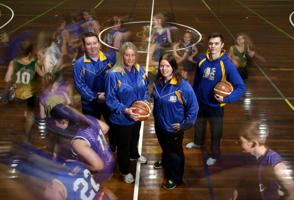 EXCITED: Jonathon Goodman, Nina Cass, Lorryn Ault and Lachie Urwin are ready for te season ahead. Picture: GLENN DANIELS