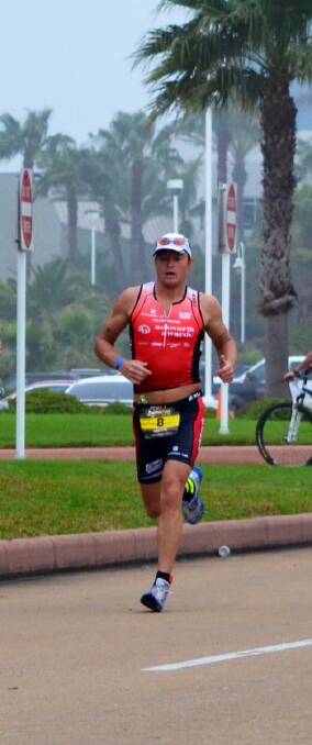 THIRD PLACE: Kangaroo Flat triathlete Leon Griffin. Picture: CONTRIBUTED