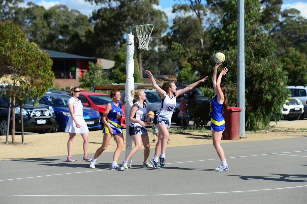 Golden Square in action against Strathfieldsaye this year.