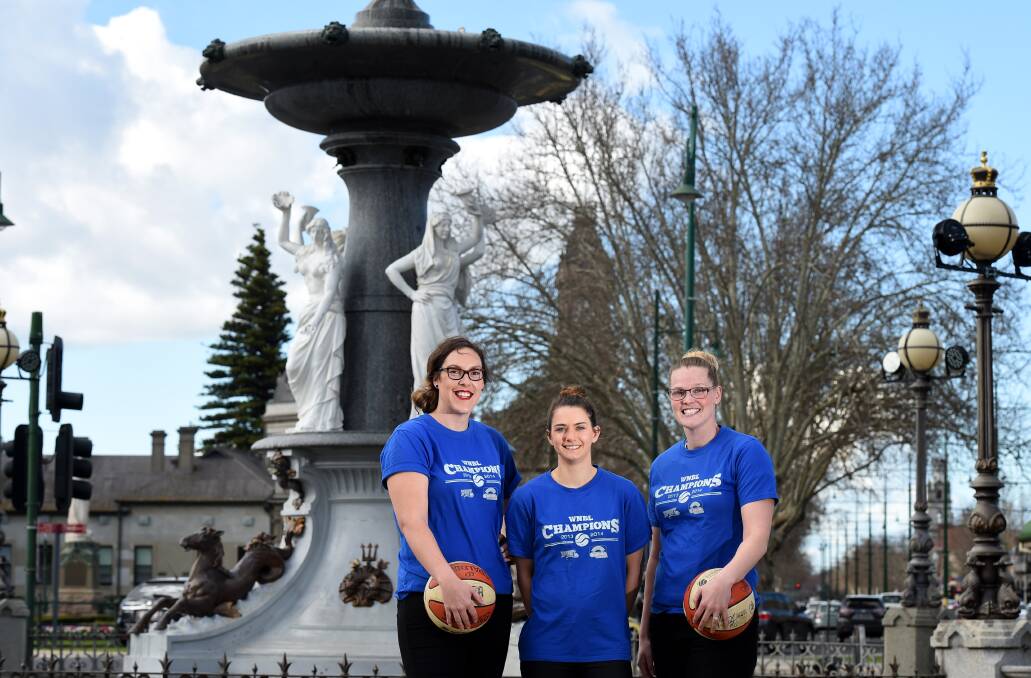 CALL FOR SUPPORT: Bendigo's Gabe Richards, Tessa Lavey and Chelsea Aubry. Picture: JODIE DONNELLAN 