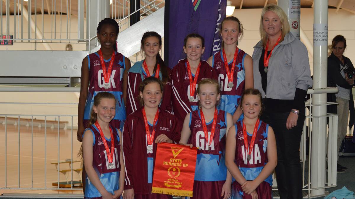 St Monica's netball team. Picture: CONTRIBUTED
