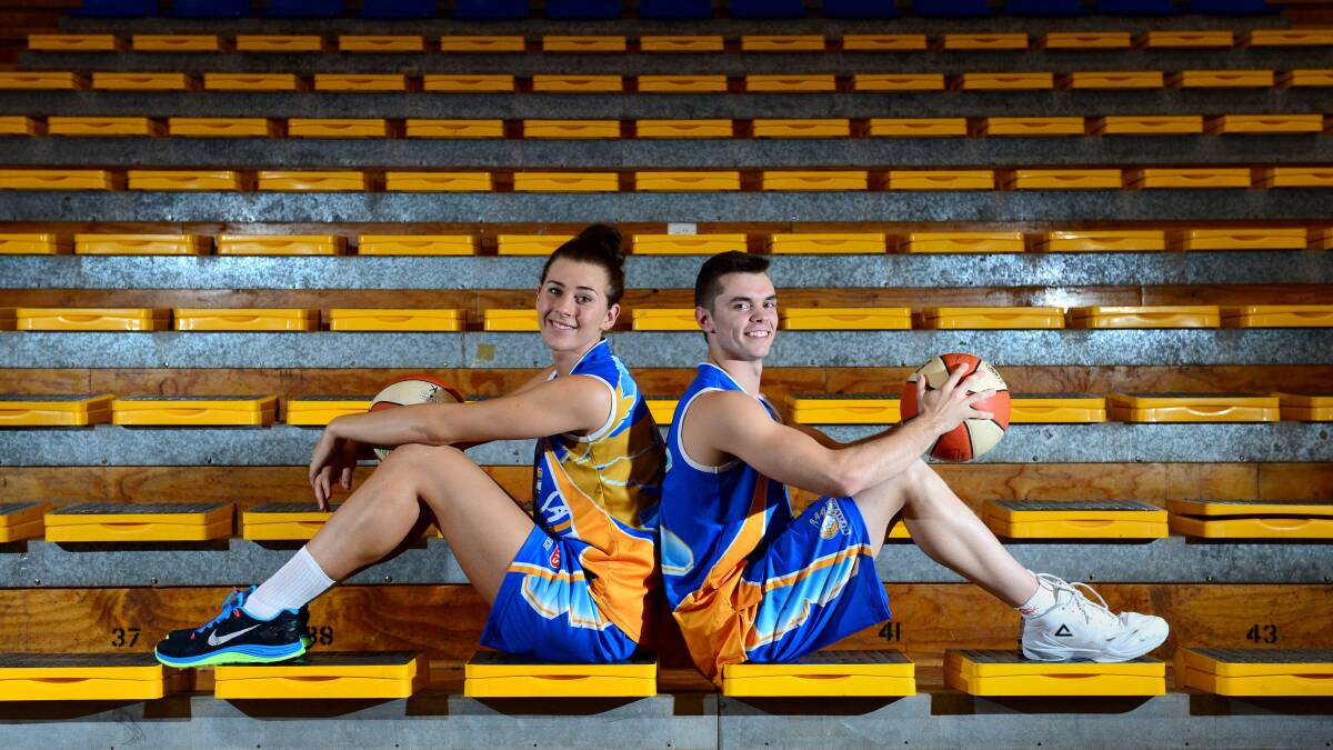 YOUNG GUNS: Alex Bunton and Lachlan Urwin are ready to put on a show. Picture: JIM ALDERSEY