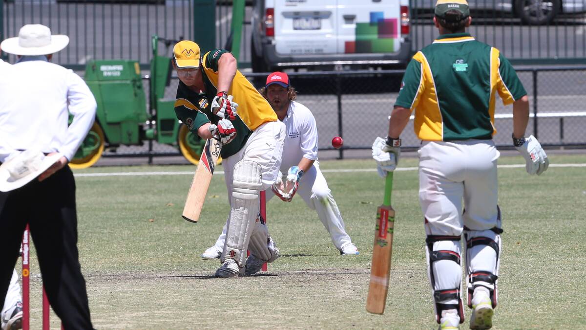 Division one clash between Murray Valley (Batting) and Northern Districts (fielding). Batter: Brodie Ross. Picture: PETER WEAVING