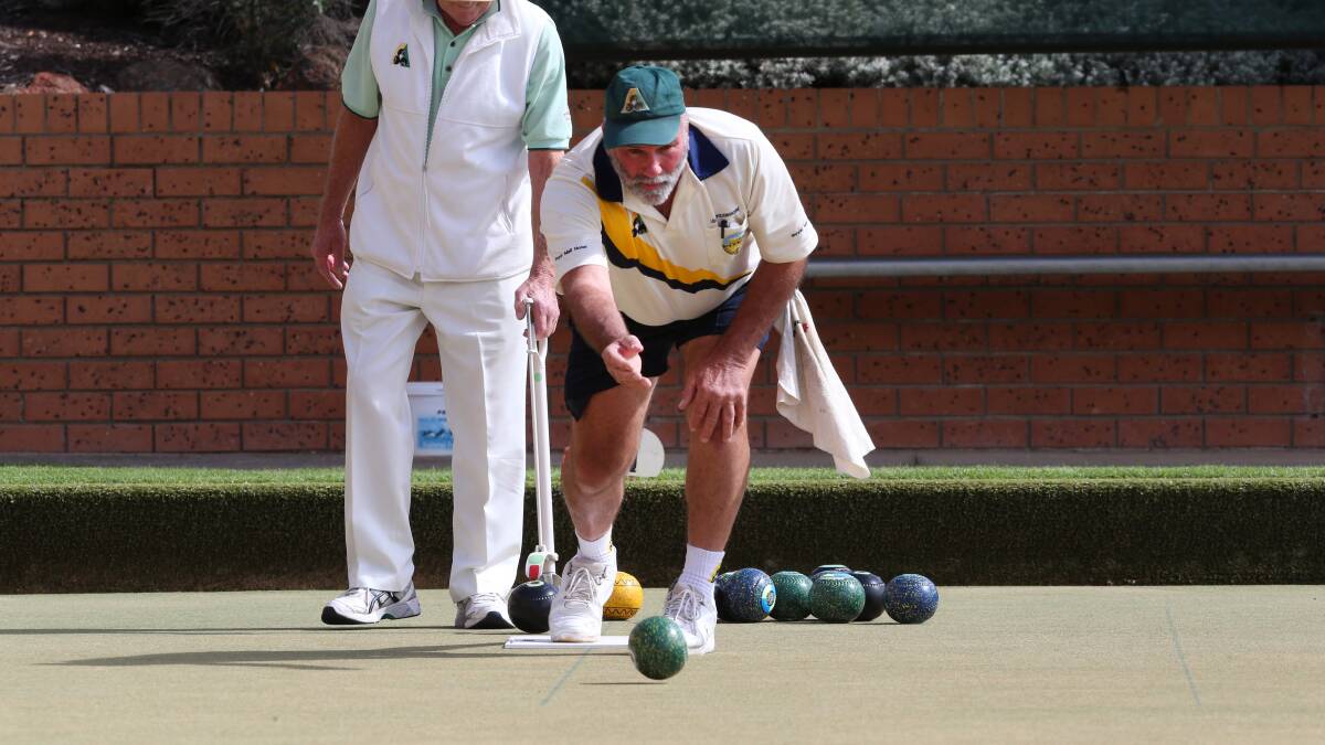 Day two of Country Week Bowls in Bendigo at Eaglehawk Bowling Club.
Leigh Polkinghorne. Picture: PETER WEAVING