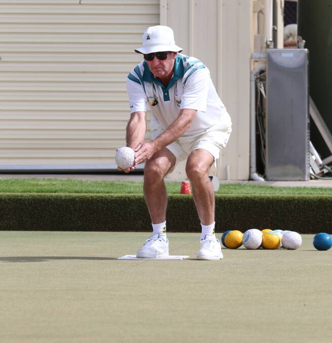Day two of Country Week Bowls in Bendigo at Eaglehawk Bowling Club.
Adrian Coad. Picture: PETER WEAVING
