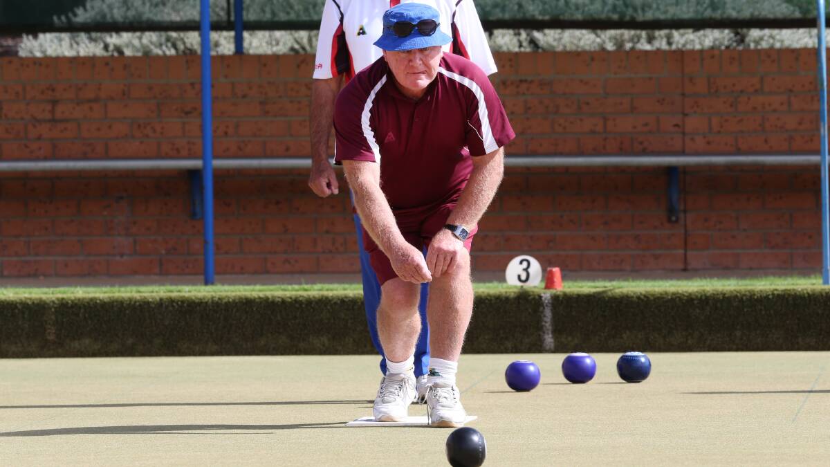 Day two of Country Week Bowls in Bendigo at Eaglehawk Bowling Club.
Jack Duggan from Ballarat. Picture: PETER WEAVING
