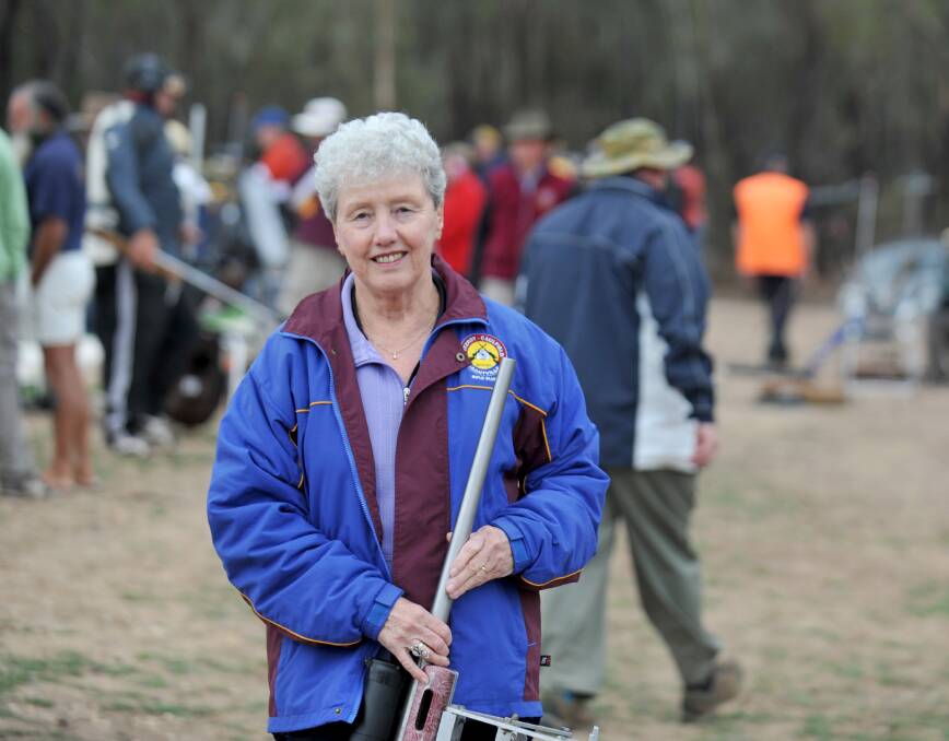 COMPETE: Kay Eland from the Fitroy Caulfield Grantville Rifle Club.