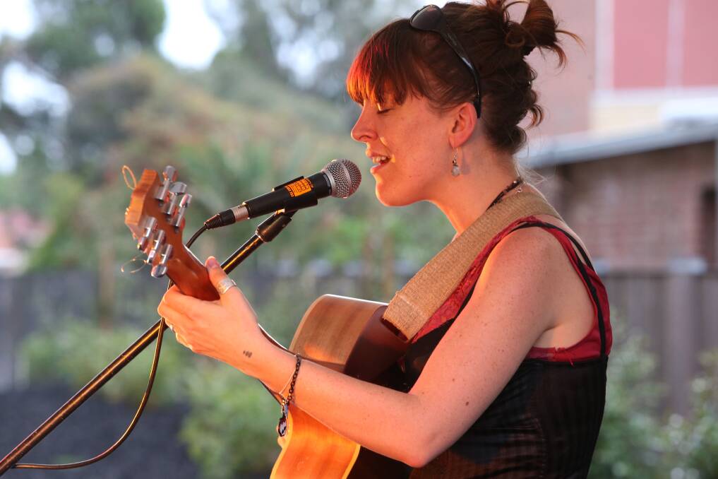 Michelle Meehan performing at the Exchange. Picture: PETER WEAVING
