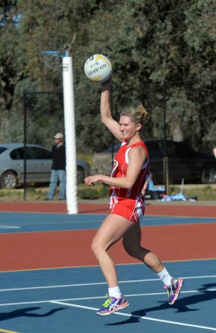 Bridgewater in action during week one of the Loddon finals. Picture: BRENDAN McCARTHY