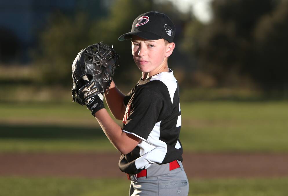 FAST BALL: Bailey Waterman will play at the National Little League Championships on the Gold Coast. Picture: GLENN DANIELS