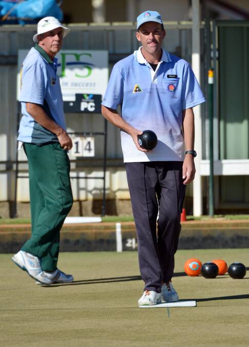 State Championship Lawn Bowls at Bendigo East Bowling Club.
Paul Twyerould from Rosebud BC. Picture: BRENDAN McCARTHY
