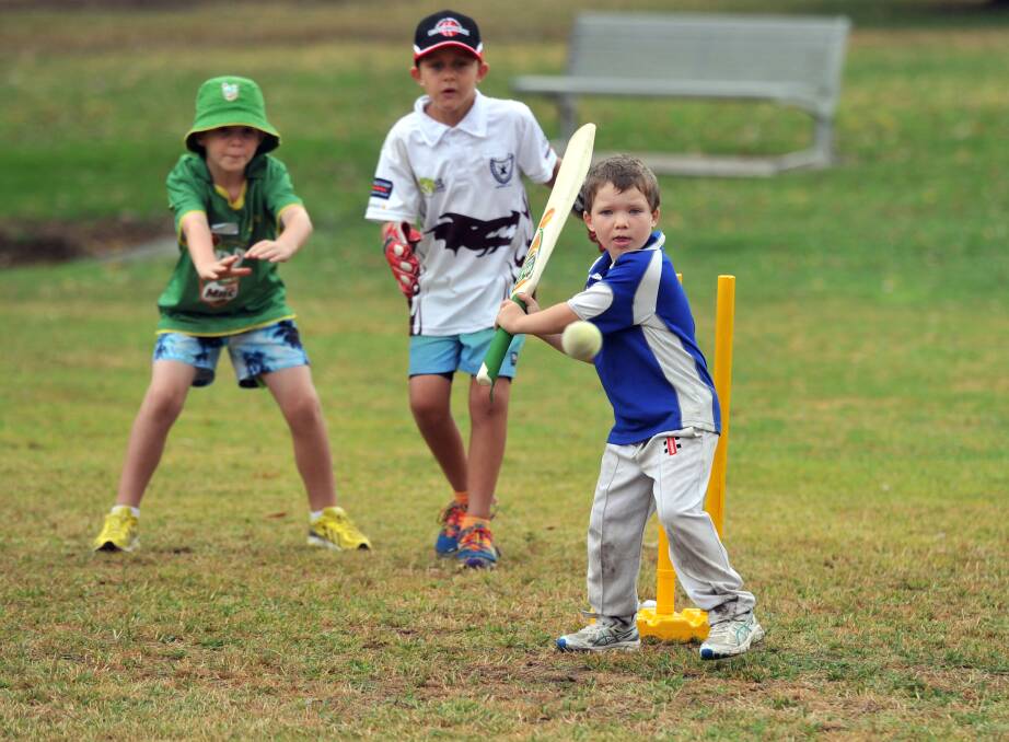 Cricket Camp at Ewing Park. Ryan Murray. Picture: BRENDAN McCARTHY