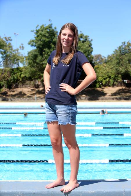 TALENTED: Swimmer Kiara Verbeek is ready to take on Australia's best. Picture: LIZ FLEMING