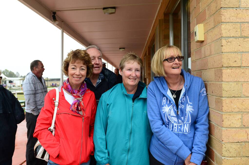 State Lawn Bowls Championships at Bendigo East.
Kerrie Alexander, Ron Emmerson, Robyn Pumper and Marie Benbow. Picture: JIM ALDERSEY
