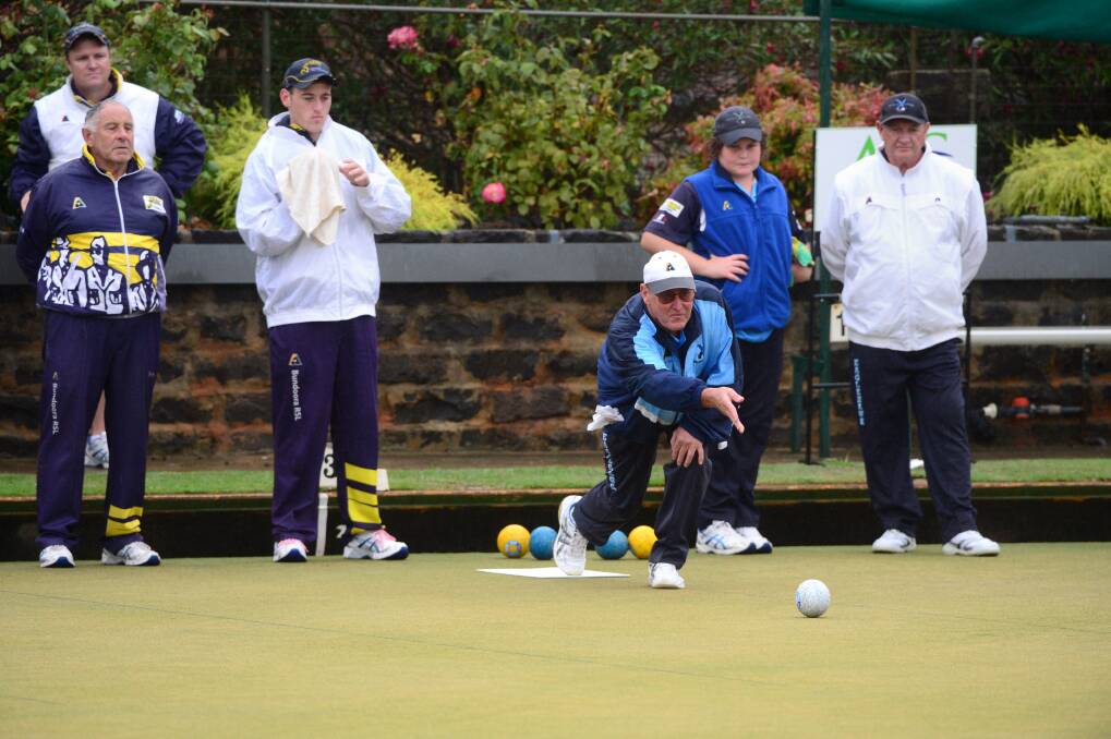 State Lawn Bowls Championships at Bendigo East. 
Russell Evans, Eaglehawk. Picture: JIM ALDERSEY