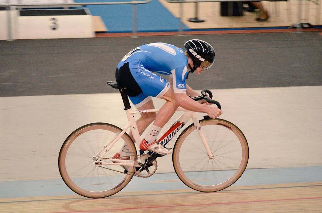 Isaac Buckell at the Junior Track Championships. Picture: CYCLING VICTORIA