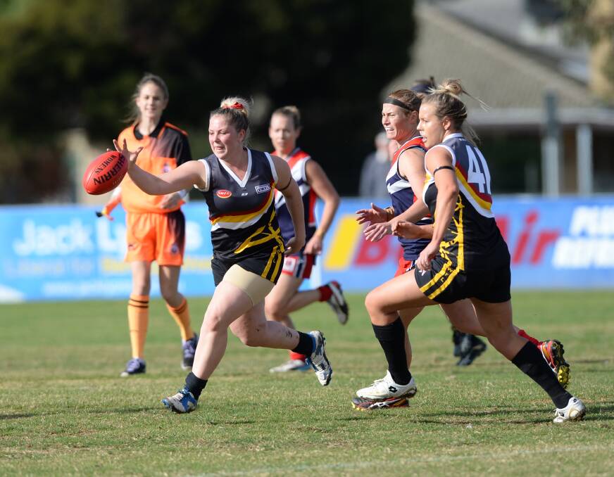 Lily Campbell in action earlier this season. Picture: GLENN DANIELS