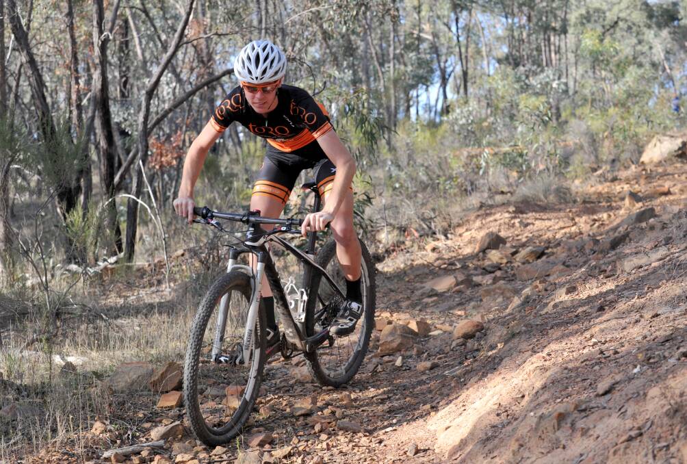 NATIONAL SELECTION: Mountain bike rider Chris Hamilton will represent Australia. Picture: JODIE DONNELLAN