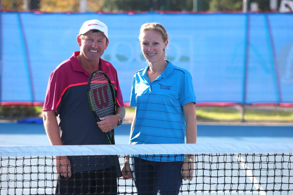 HONOURED: Stephen Storer and Sarah Crossman have both been shortlisted for Tennis Victoria awards.